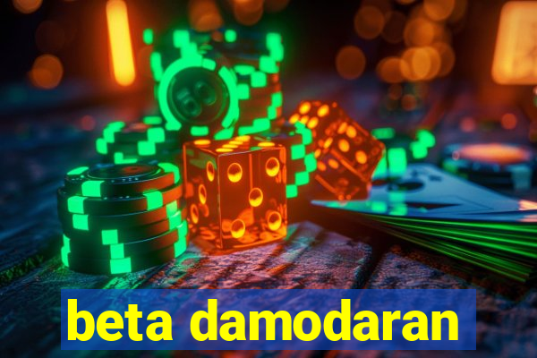 beta damodaran